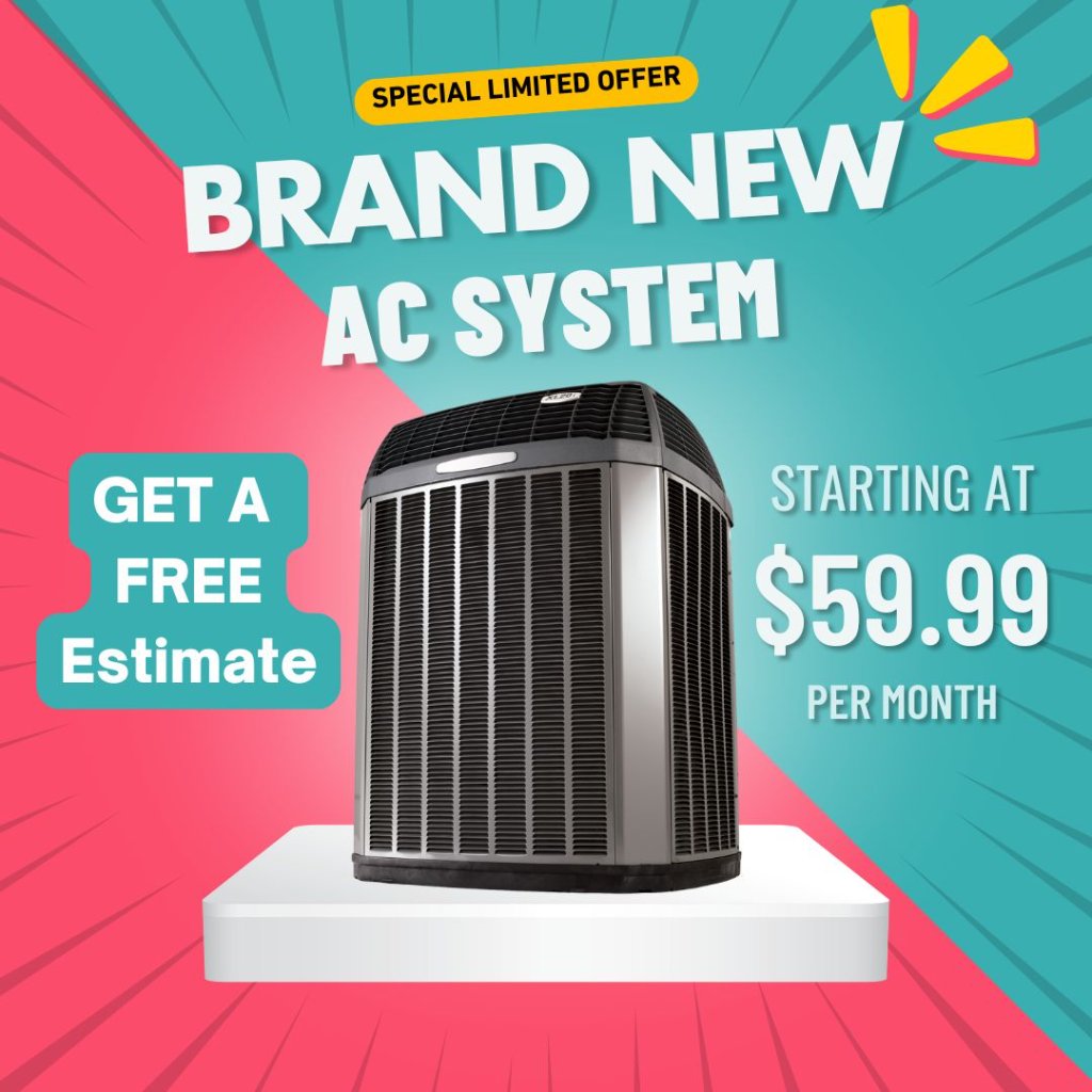 Brand New AC System Starting at $59.99 per month