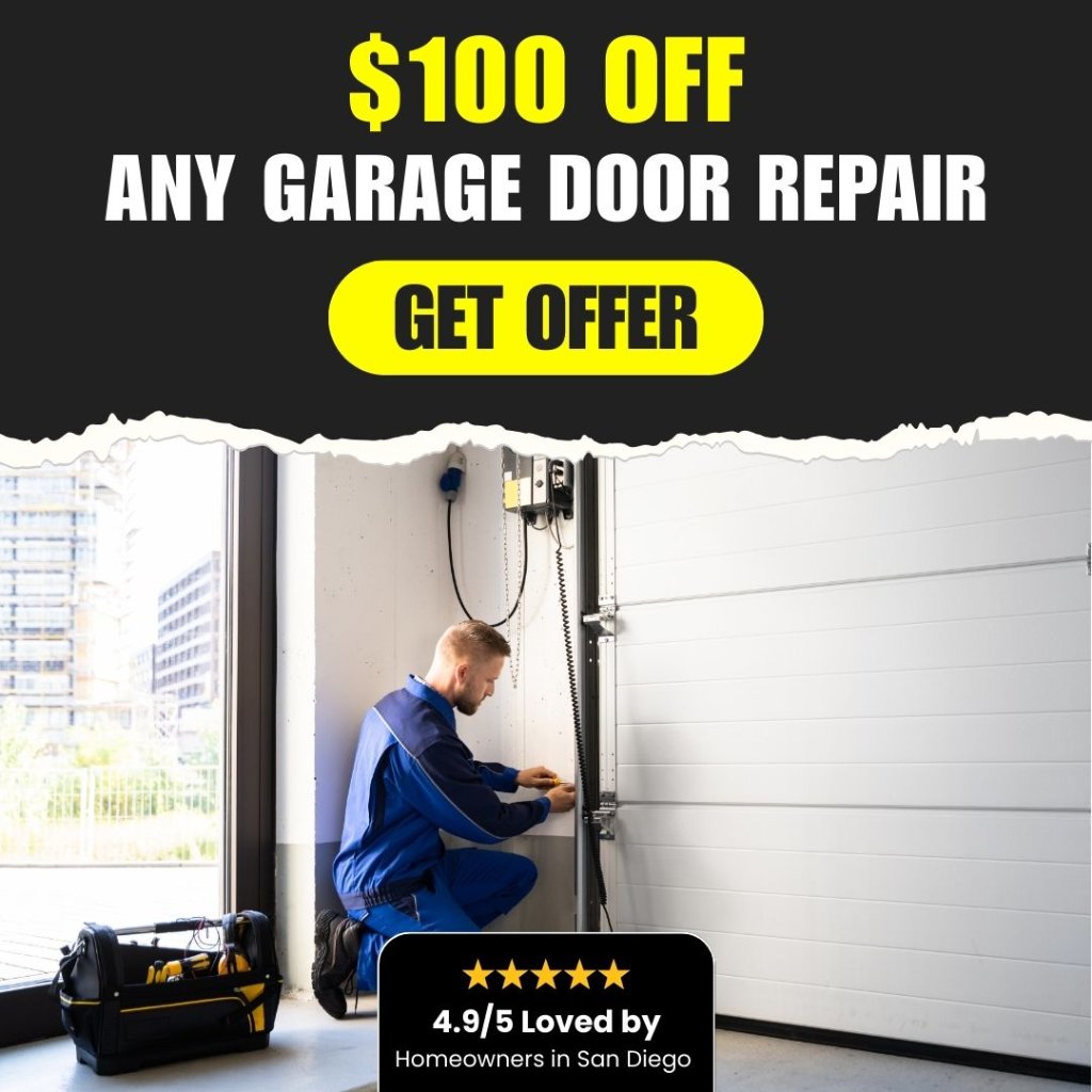 $100 Off Any Garage Door Repair